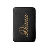 Diana gold Design Lettering Badematte Badmat (Voorkant Verticaal)