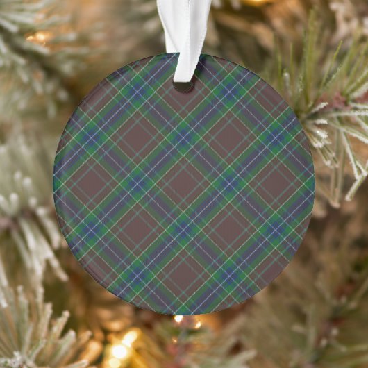 Diana Hunting Mode Princess Tartan Pset Ornament (Boom)