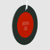 Diana Hunting Mode Princess Tartan Pset Ornament (voorkant)