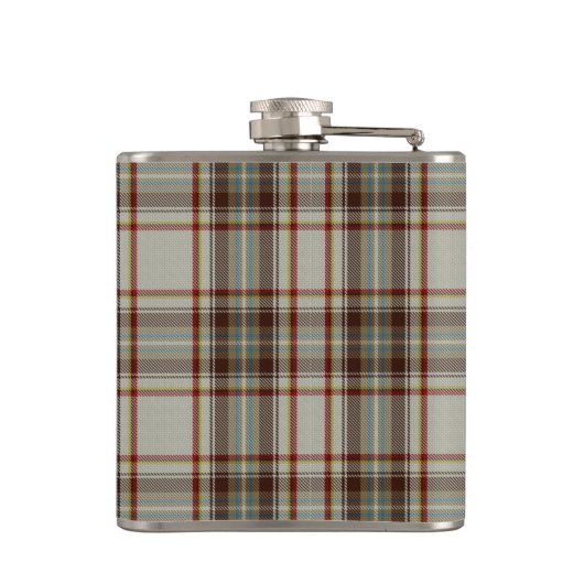 Diana Jurk Mode Clan Tartan Plaid Pattern Heupfles (Achterkant)