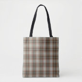 Diana Jurk Tartan Plaid Mode Prinses Tote Bag (Voorkant)