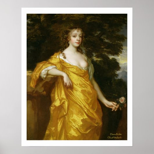 Diana Kirke, Later Countess of Oxford, c.1665-70 ( Poster (Voorkant)