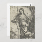 Diana Luna  Illustratie Briefkaart (Voorkant / Achterkant)