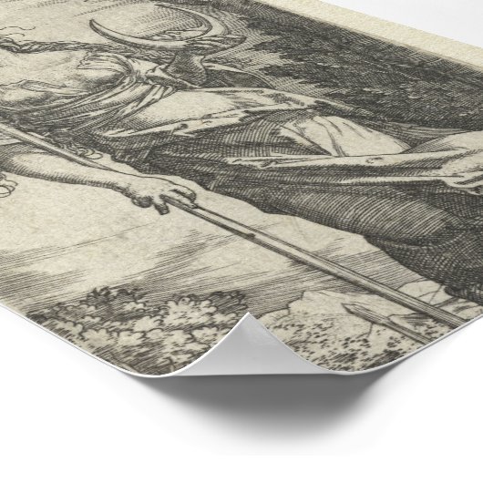 Diana Luna  Illustratie Poster (Hoek)