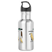 Diana Naam in Hiërogliefen symbolen van het oude E Waterfles (Achterkant)