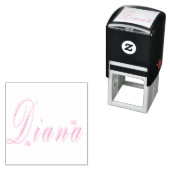 Diana Name Logo, Zelfinktende Stempel (In situ)