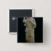 Diana of Gabii Vierkante Button 5,1 Cm (Voorkant /achterkant)