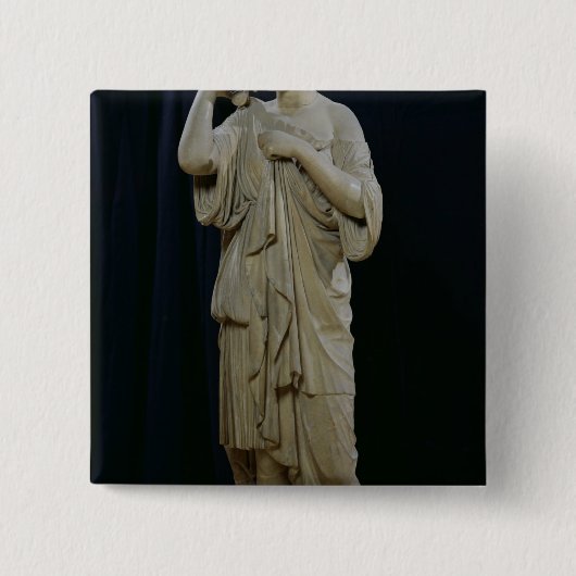 Diana of Gabii Vierkante Button 5,1 Cm (Voorkant)