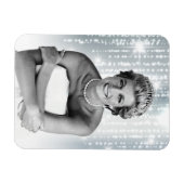 Diana, prinses van Wales 1990 gestileerd Magneet (Horizontaal)
