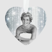 Diana, prinses van Wales 1990 gestileerd Ornament (achterkant)