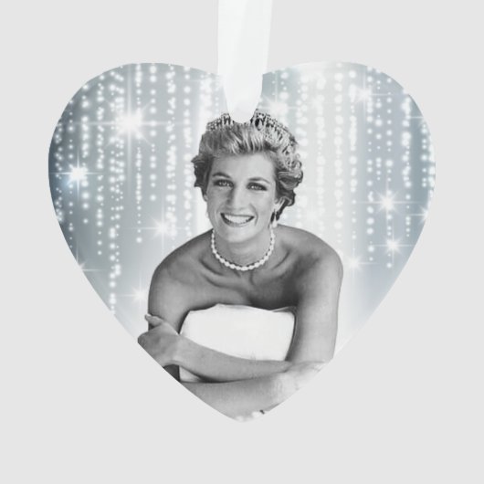 Diana, prinses van Wales 1990 gestileerd Ornament (achterkant)