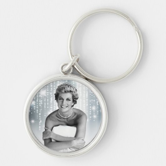 Diana, prinses van Wales 1990 gestileerd Sleutelhanger (Voorkant)