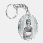 Diana, prinses van Wales 1990 gestileerd Sleutelhanger (Voorkant Links)