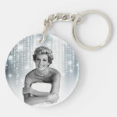 Diana, prinses van Wales 1990 gestileerd Sleutelhanger (Achterkant)