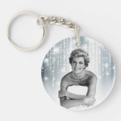 Diana, prinses van Wales 1990 gestileerd Sleutelhanger (Voorkant)
