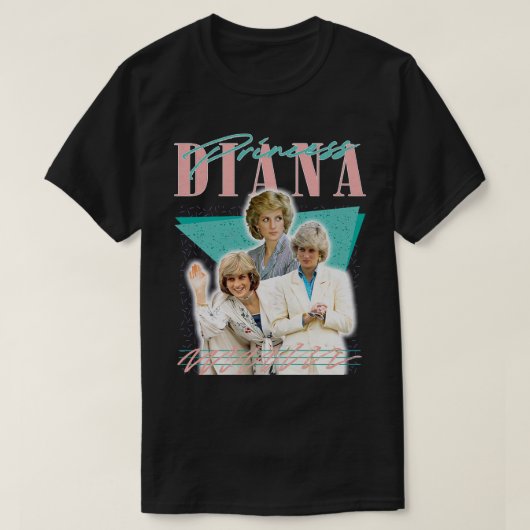 Diana Retro 80s Fan Artwork T-shirt (Design voorkant)