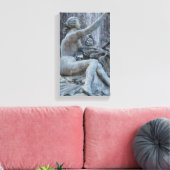 Diana Roman Godess beeld op de Plaza Canvas Afdruk (Insitu (Woonkamer))