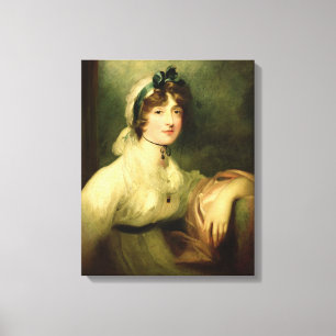 Diana Sturt, later Lady Milner, 1800-05 Canvas Afdruk