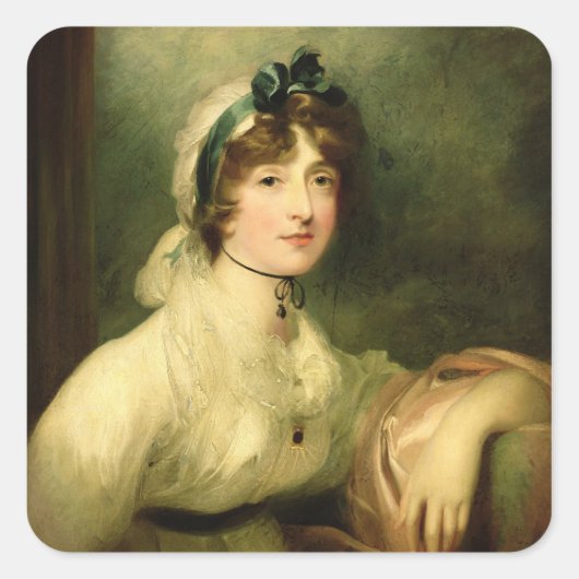 Diana Sturt, later Lady Milner, 1800-05 Vierkante Sticker (Voorkant)