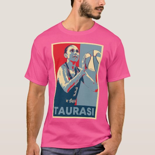 Diana Taurasi schiet hoop T-shirt (Voorkant)