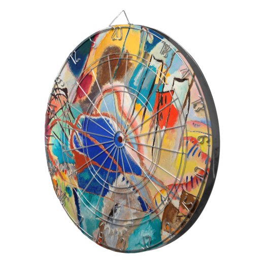 Diana Vasily Kandinsky improvisación Dartbord (Voorkant Rechts)