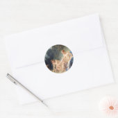 Diana verlaat haar Bath Ronde Sticker (Envelop)