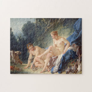 Diana verlaat haar Bath van Francois Boucher Legpuzzel