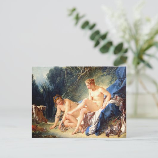 Diana verliest haar adem briefkaart (Staand voorkant)