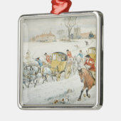 Diana Wood's bruiloft: terugkeer van de kerk Metalen Ornament (Links)