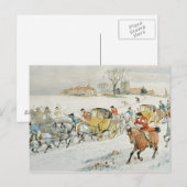 Diana Wood's bruiloft: terugzending van de kerk Briefkaart (Voorkant / Achterkant)