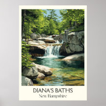 Diana's Baths New Hampshire Watervallen