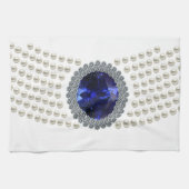 Diana's Sapphire Choker Ketting Theedoek (Horizontaal)