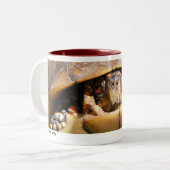 Diane 01 tweekleurige koffiemok (Voorkant links)