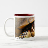 Diane 01 tweekleurige koffiemok (Links)