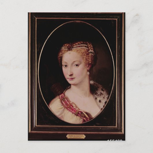 Diane de Poitiers Briefkaart (Voorkant)
