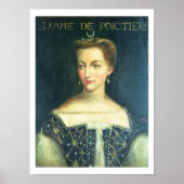 Diane de Poitiers (olie op canvas) Poster (Voorkant)