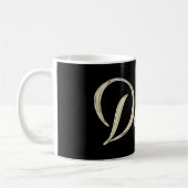 Diane white gold Handwriting Tasse Kaffeetasse Koffiemok (Links)