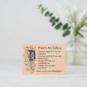 Diane's Art Gallery Visitekaartje (Staand voorkant)