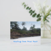 Diani Beach Kenya Briefkaart (Staand voorkant)