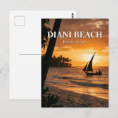 Diani Beach, Ukunda, Kwale County Briefkaart (Voorkant / Achterkant)
