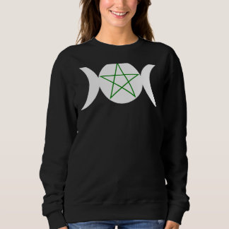 Dianic Wicca Triple Godin Pentagram Symbool Trui