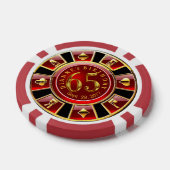 Dianne 65th Verjaardag Vegas Casino Chip-Gold Pokerchips (Enkel)