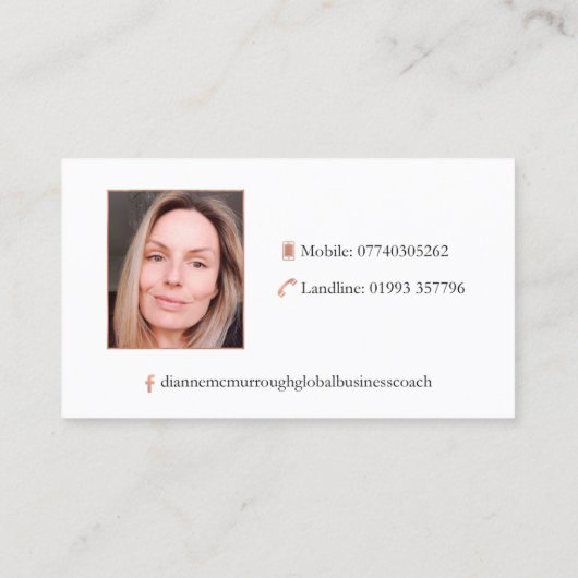 Dianne McMurrough Visitekaartje (Achterkant)