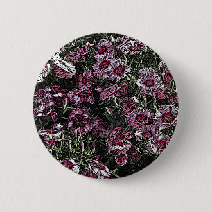DIANTHUS BLOEMEN RONDE BUTTON 5,7 CM