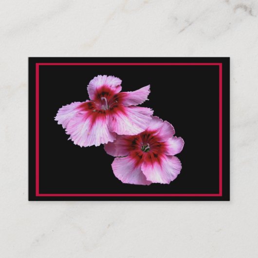 Dianthus Blossom ATC Visitekaartje (Voorkant)
