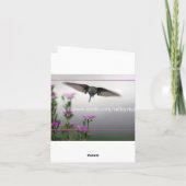 Dianthus Flower Kaart (Achterkant)