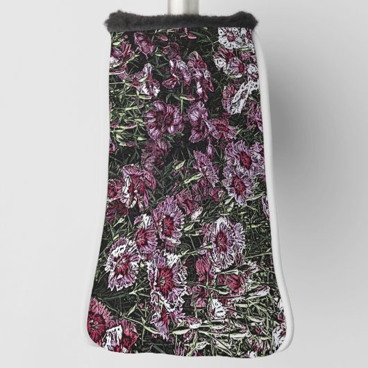 DIANTHUS FLOWERS GOLFHEADCOVER (Draai 90)