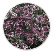 DIANTHUS FLOWERS KERAMISCHE KNOP (Voorkant)