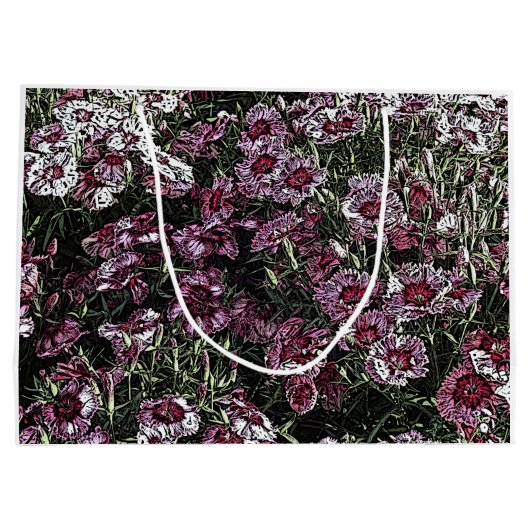 DIANTHUS FLOWERS LARGE CADEAUTASJE (Achterkant)