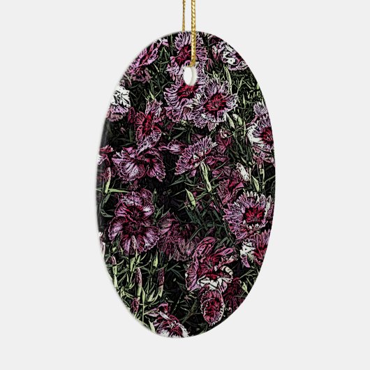 DIANTHUS KERAMISCH ORNAMENT (Rechts)